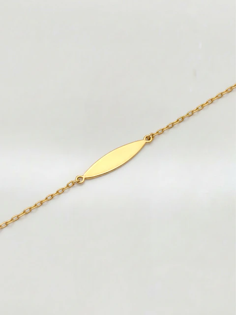Pulsera Primer Legado Identidad Oro 18k