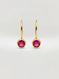 Aros Punto de Luz Pasión de Rubí Oro 18k - Miniatura 5
