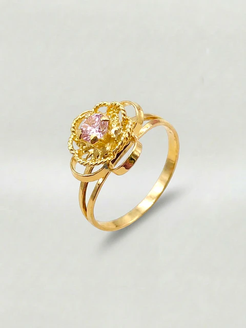 Anillo Jardín Dual Rosa de Francia Oro 18k