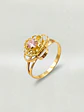 Anillo Jardín Dual Rosa de Francia Oro 18k - Miniatura 2
