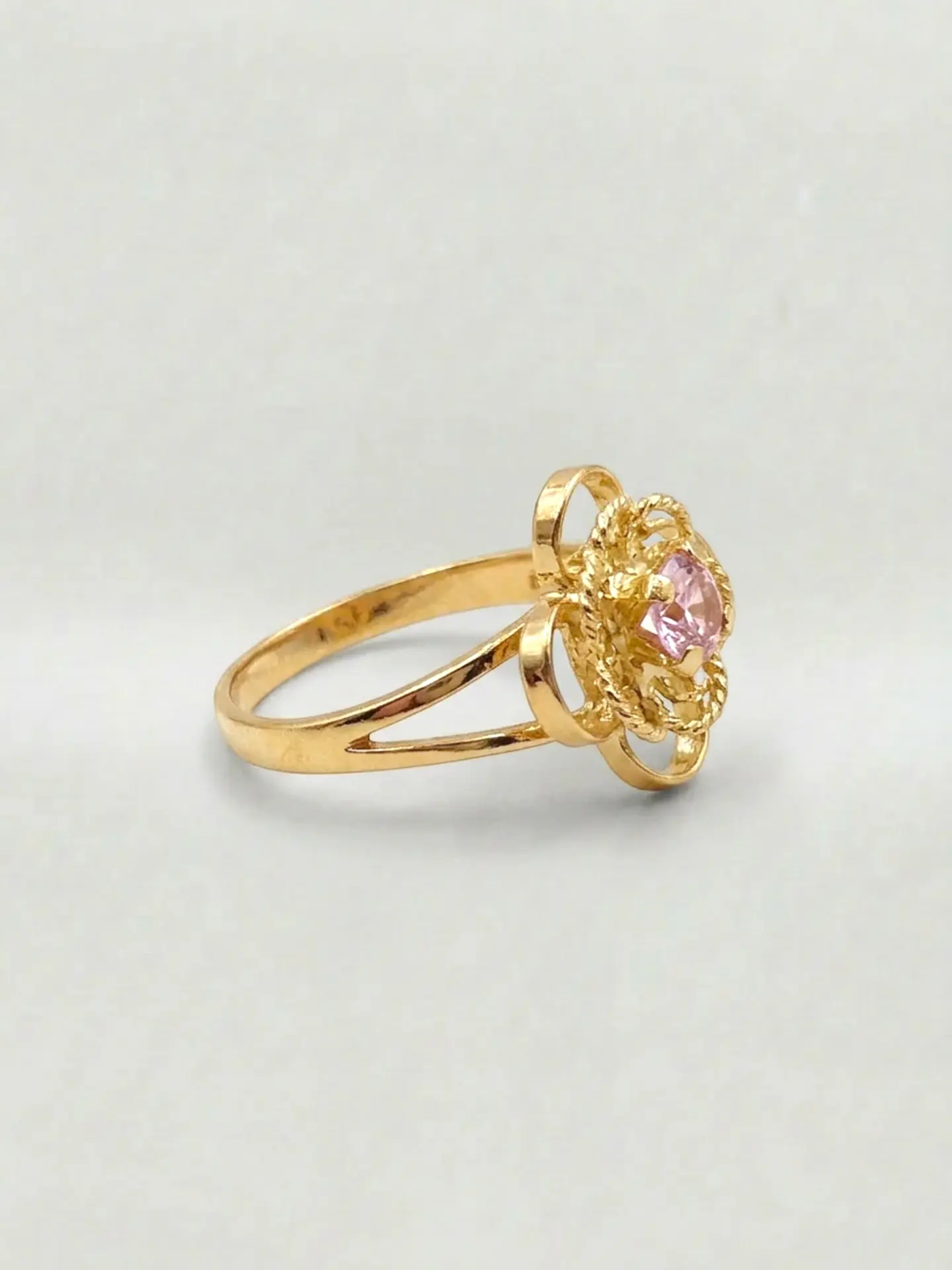 Anillo Jardín Dual Rosa de Francia Oro 18k 5