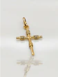 Colgante Cruz de Amarras Sagrada Oro 18k - Miniatura 1