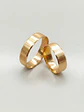 Argollas Nupciales Mil Rayas 5 mm Oro 18k - Miniatura 5