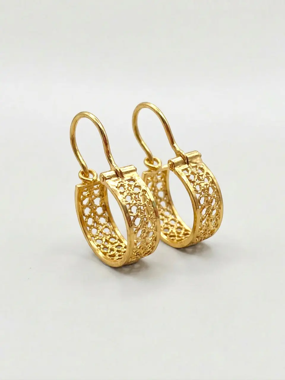 Aros Filigrana Versatilidad Oro 18k 3