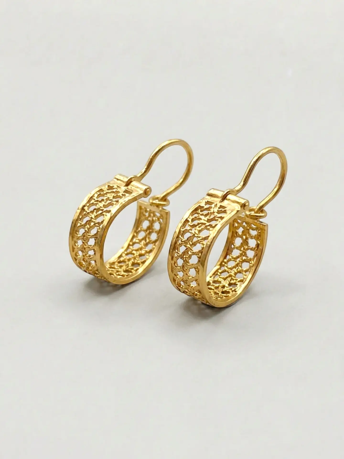 Aros Filigrana Versatilidad Oro 18k 4