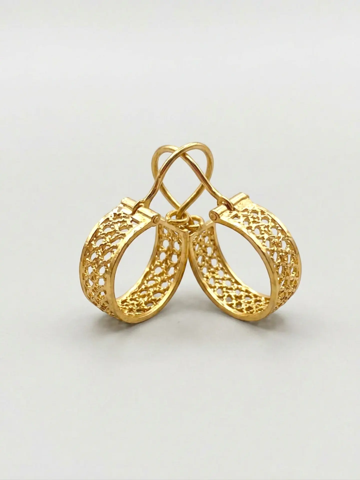 Aros Filigrana Versatilidad Oro 18k 6
