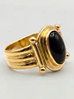 Anillo París Ónix Cabuchón Oro 18k - Miniatura 1