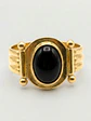 Anillo París Ónix Cabuchón Oro 18k - Miniatura 2