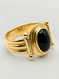 Anillo París Ónix Cabuchón Oro 18k - Miniatura 4