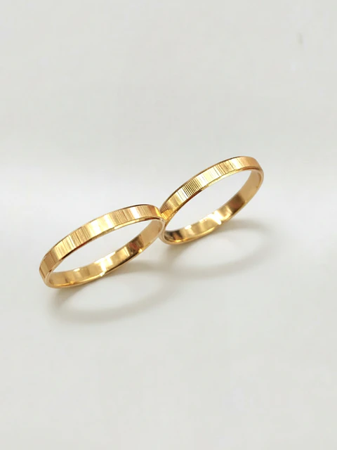 Anillos Ilusiones Mil Rayas Moderno Oro 18k