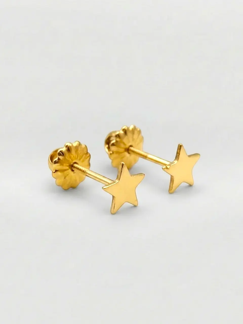 Aros Estrella del Cielo Chico Oro 18k 3