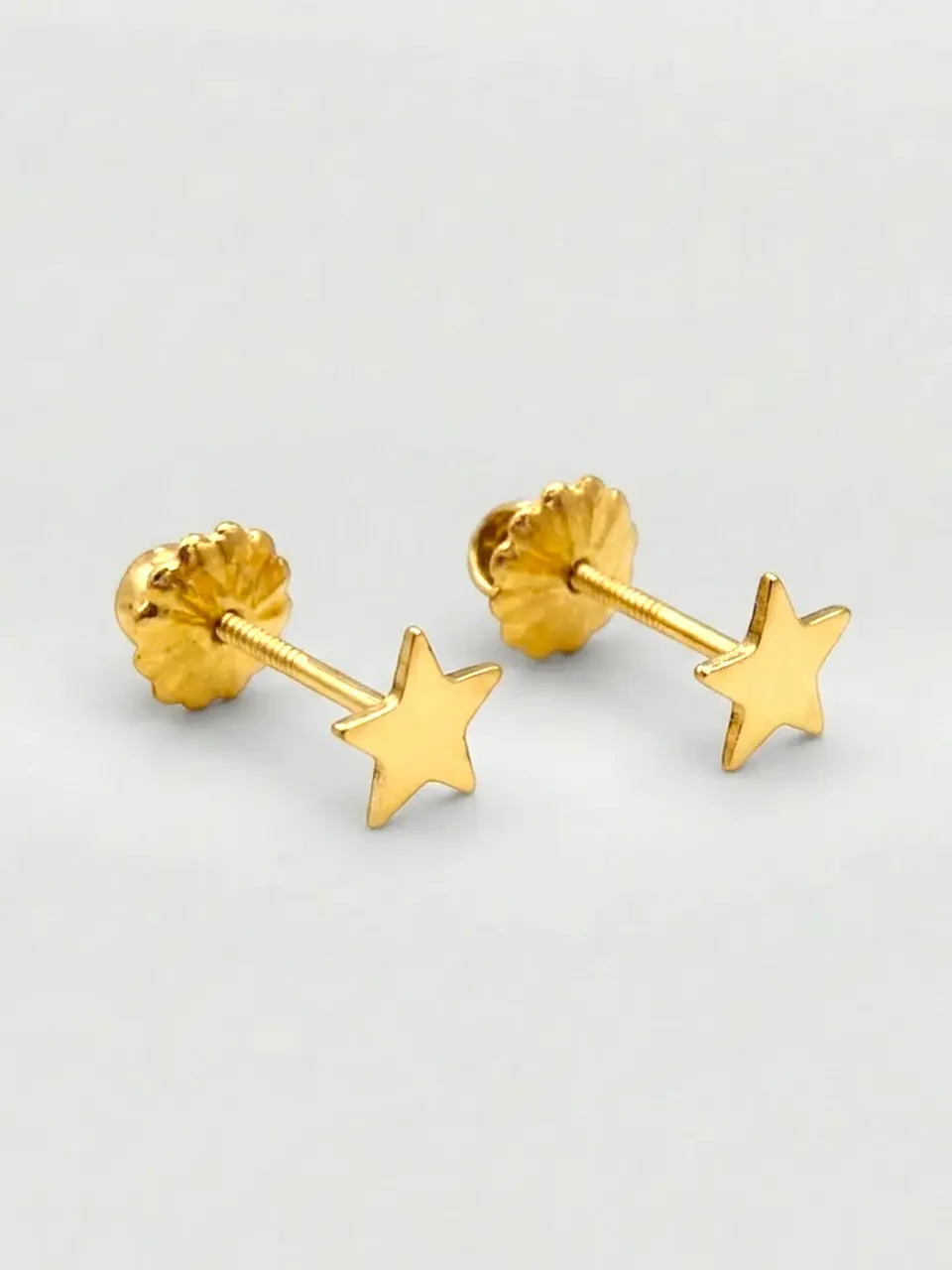 Aros Estrella del Cielo Chico Oro 18k 4