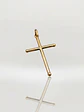 Colgante Cruz Tubular de Fe Oro 18k - Miniatura 5
