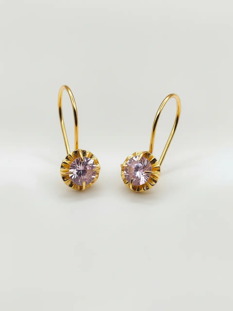 Aros Chatón Rosa de Francia Mística Oro 18k 4