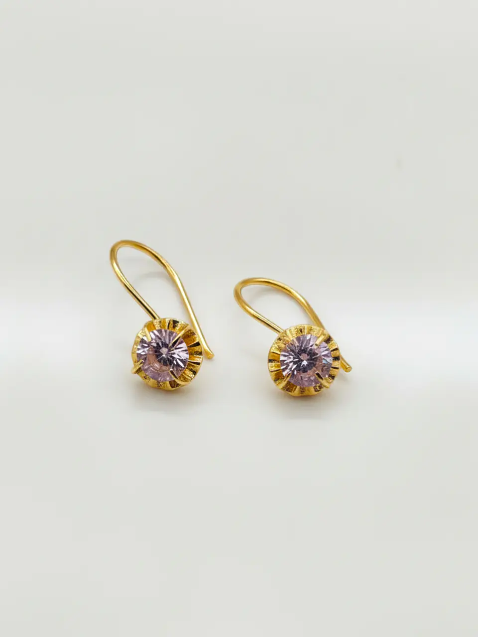 Aros Chatón Rosa de Francia Mística Oro 18k 5