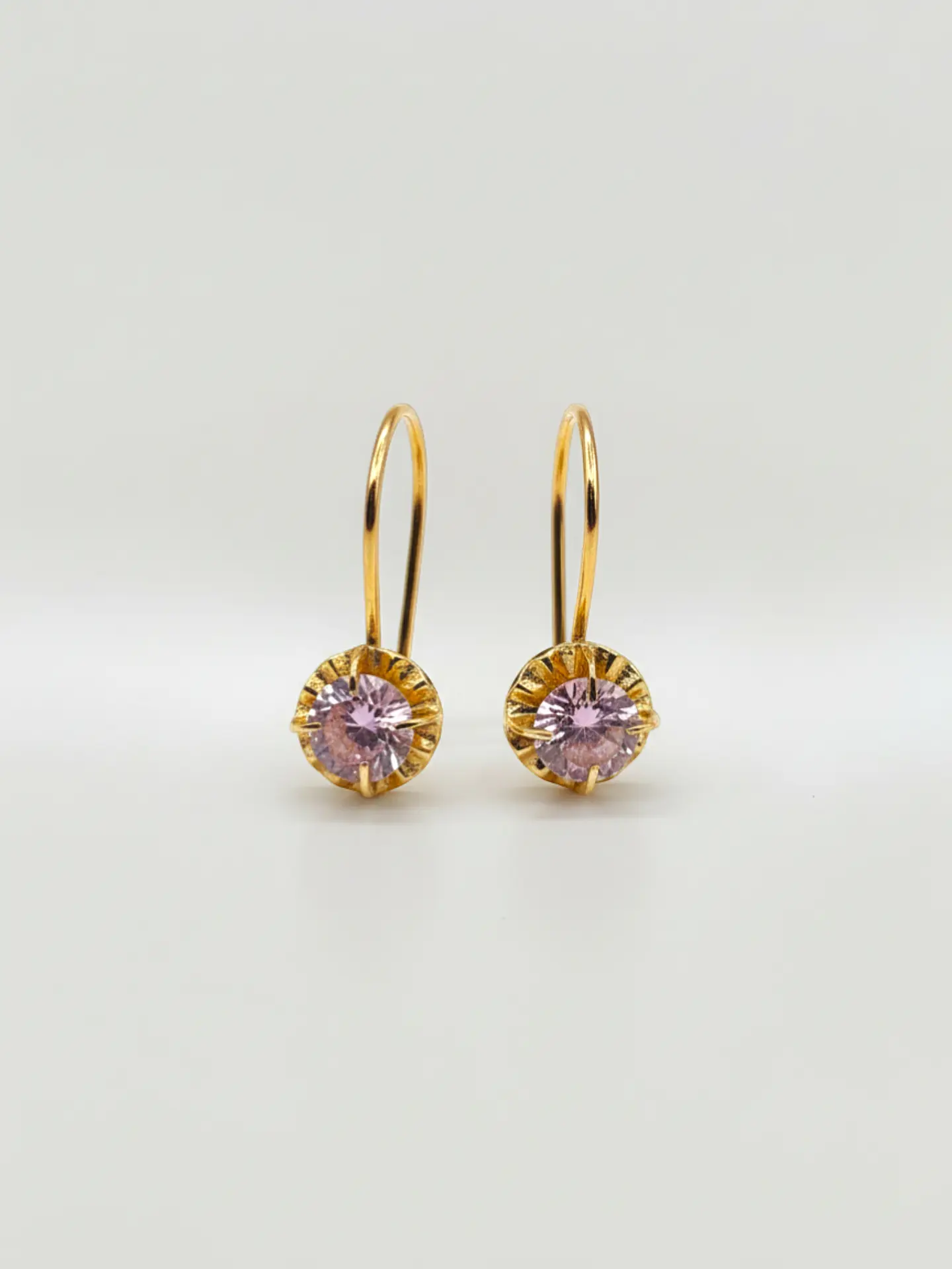 Aros Chatón Rosa de Francia Mística Oro 18k 1