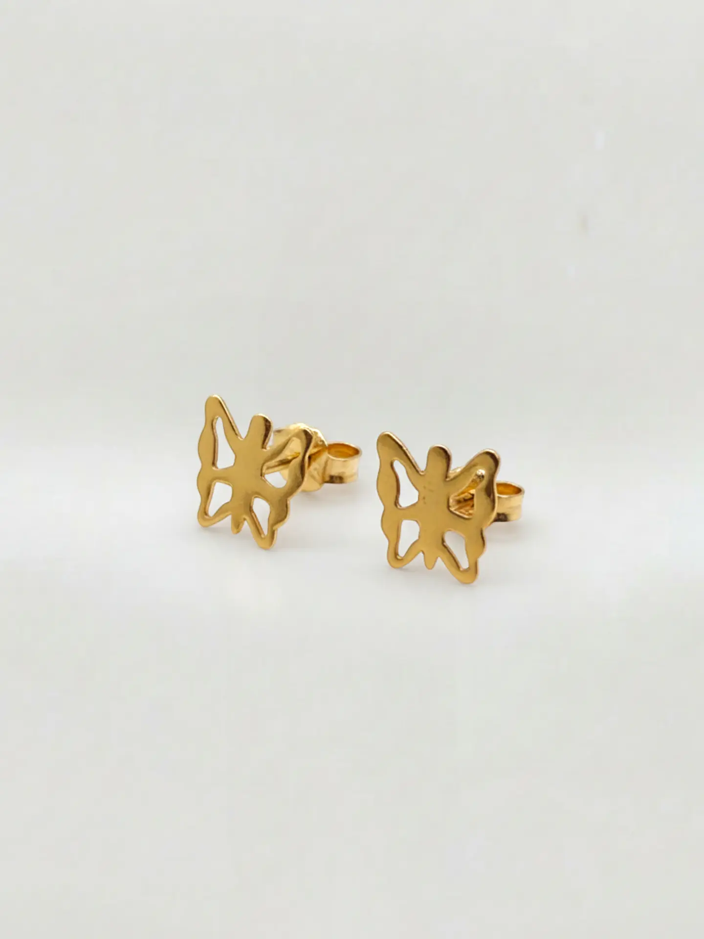 Aros Mariposa Etérea Oro 18k 3