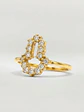 Anillo Mano de Fátima Sagrada y Circones Oro 18k - Miniatura 3