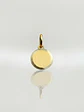 Colgante Disco Satín Esencia Oro 18k - Miniatura 1