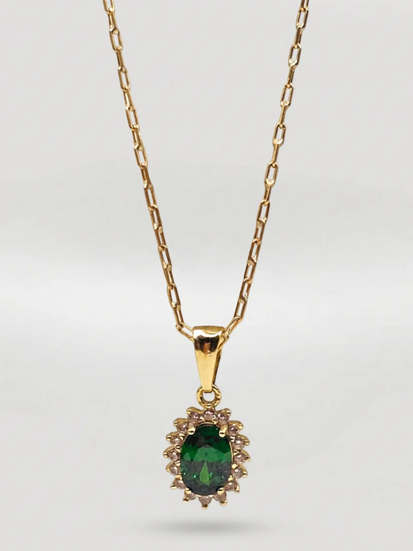 Cadena Lady Jardín de Esmeralda Oro 18k 4