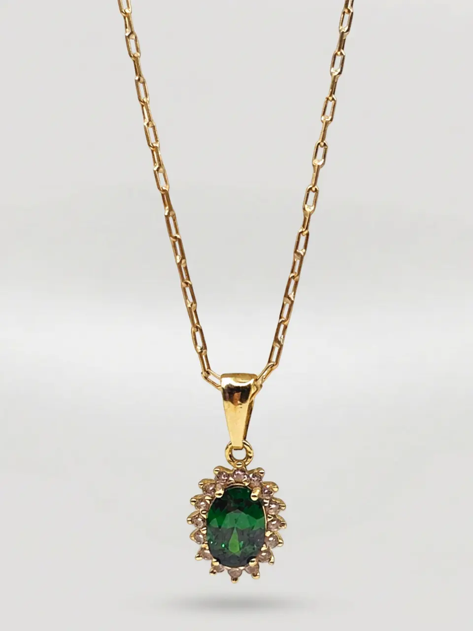 Cadena Lady Jardín de Esmeralda Oro 18k 4