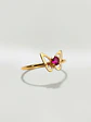 Anillo Mariposa Pasión de Rubí Oro 18k - Miniatura 4