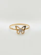 Anillo Mariposa Brillo de Circón Oro 18k - Miniatura 4