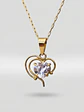 Cadena Corazón de Brillo Circón Oro 18k - Miniatura 2