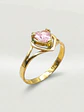 Anillo Corazón Rosa de Francia Esencia Oro 18k - Miniatura 2