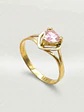 Anillo Corazón Rosa de Francia Esencia Oro 18k - Miniatura 3