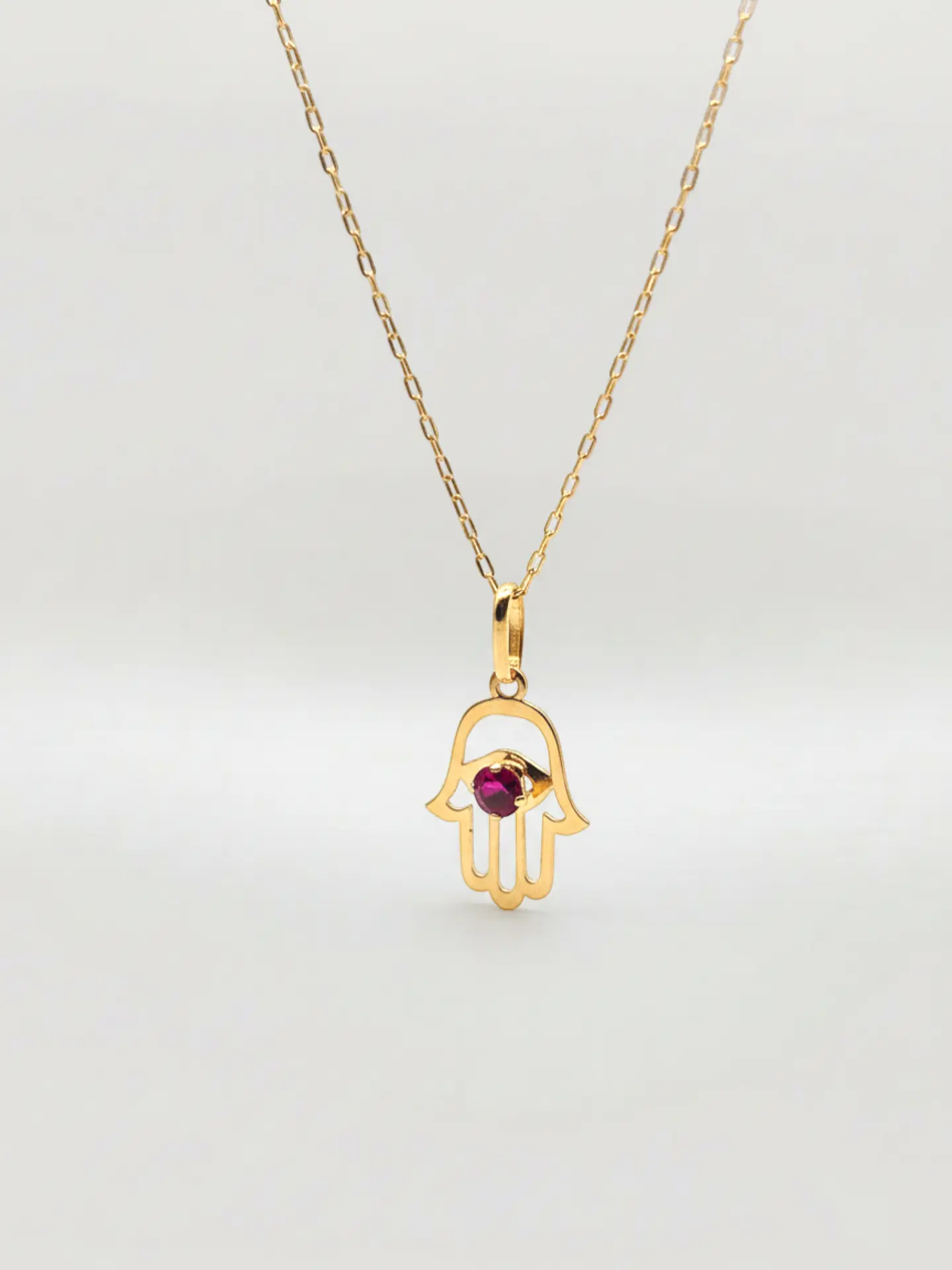 Cadena Mano de Fátima Sagrada Oro 18k 5