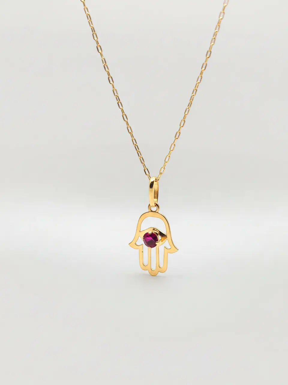 Cadena Mano de Fátima Sagrada Oro 18k 5