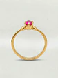 Anillo Solitario Pasión de Rubí Oro 18k - Miniatura 2