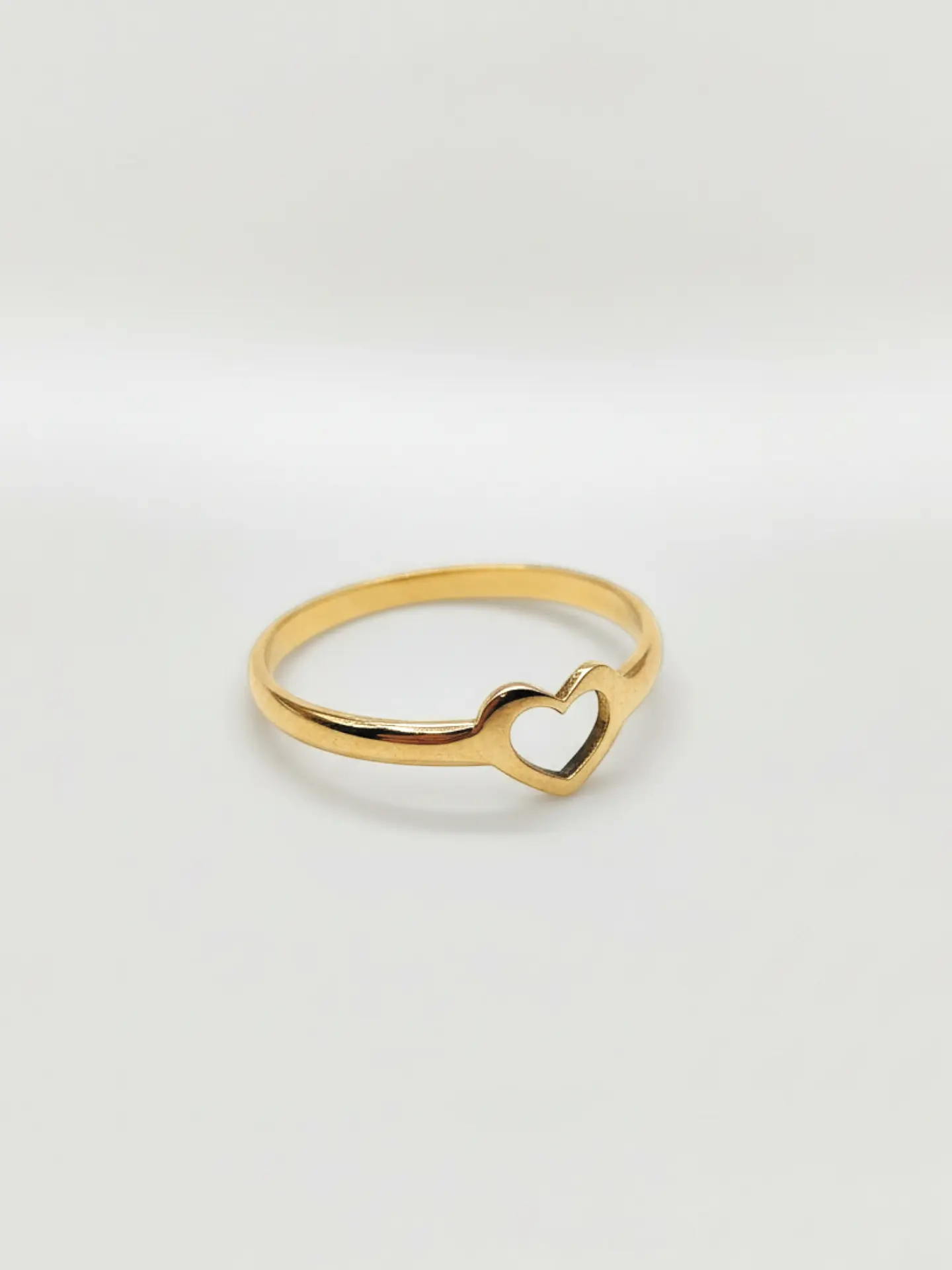 Anillo Silueta Corazón Oro 18k 6