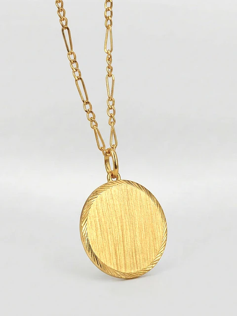 Cadena Cartier con Disco de Prestigio Oro 18k