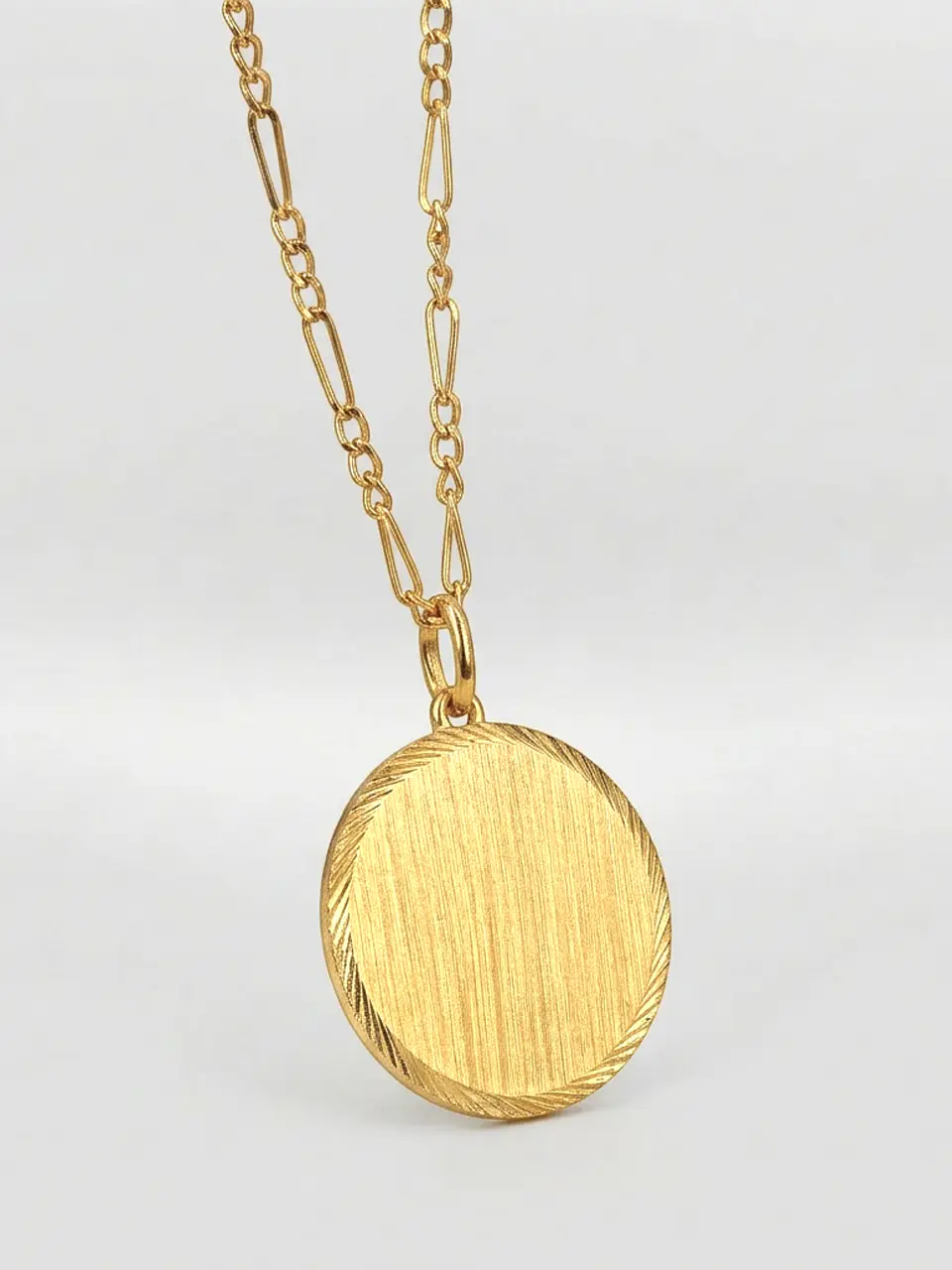 Cadena Cartier con Disco de Prestigio Oro 18k 2