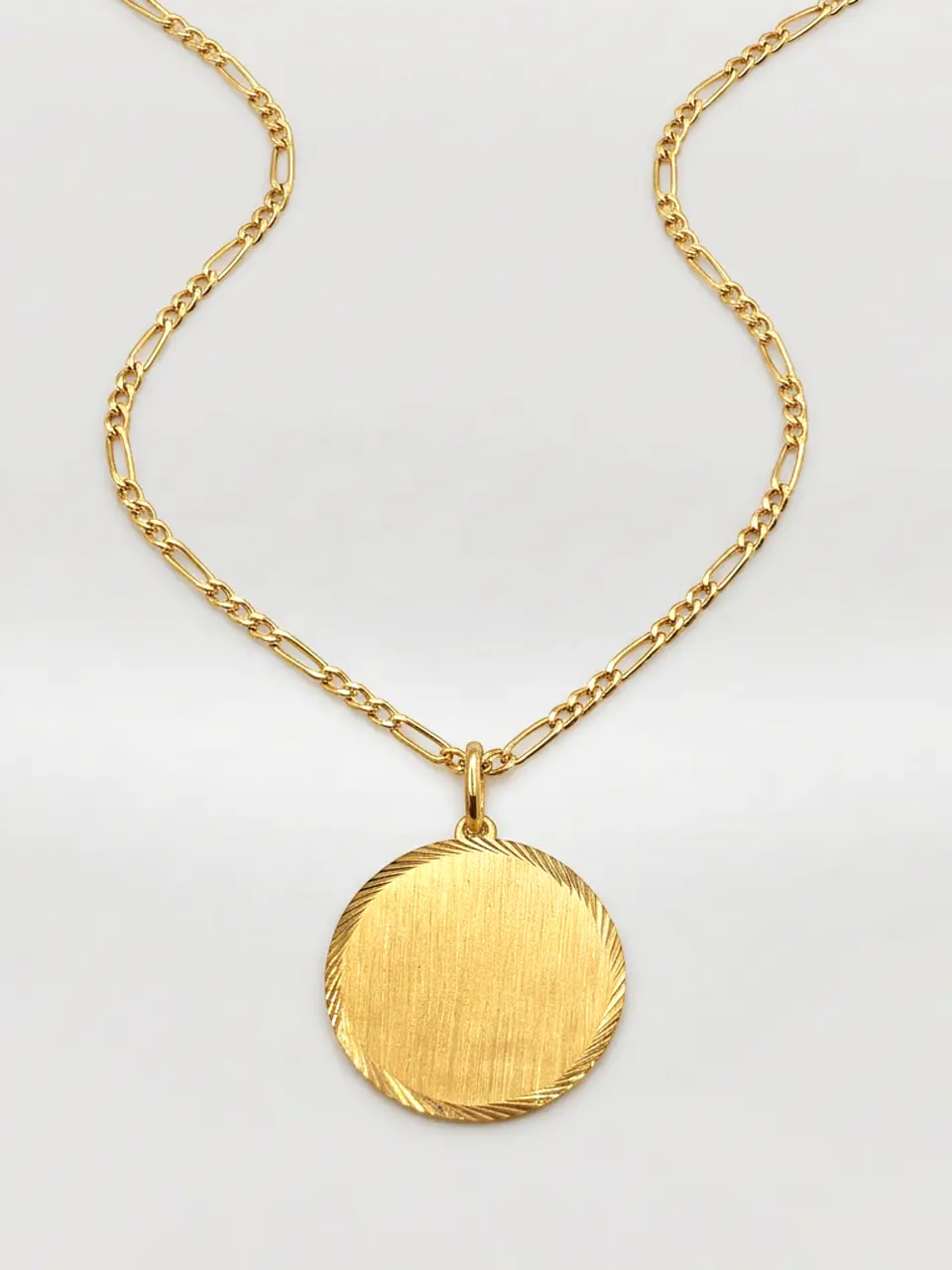 Cadena Cartier con Disco de Prestigio Oro 18k 6