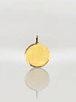 Colgante Disco Satín de Gala Oro 18k - Miniatura 1