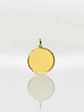 Colgante Disco Satín de Gala Oro 18k - Miniatura 2