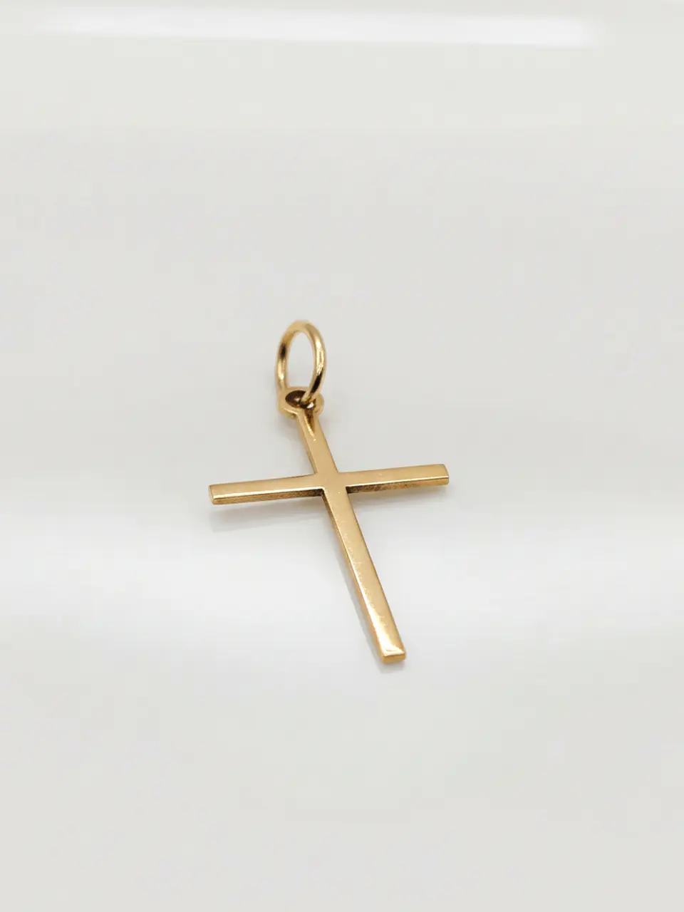 Colgante Cruz Estilizada Devoción Oro 18k 5