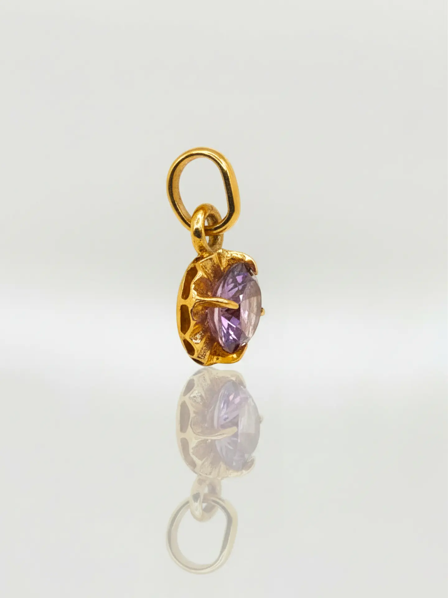 Colgante Chatón Amatista Esplendor Oro 18k 4