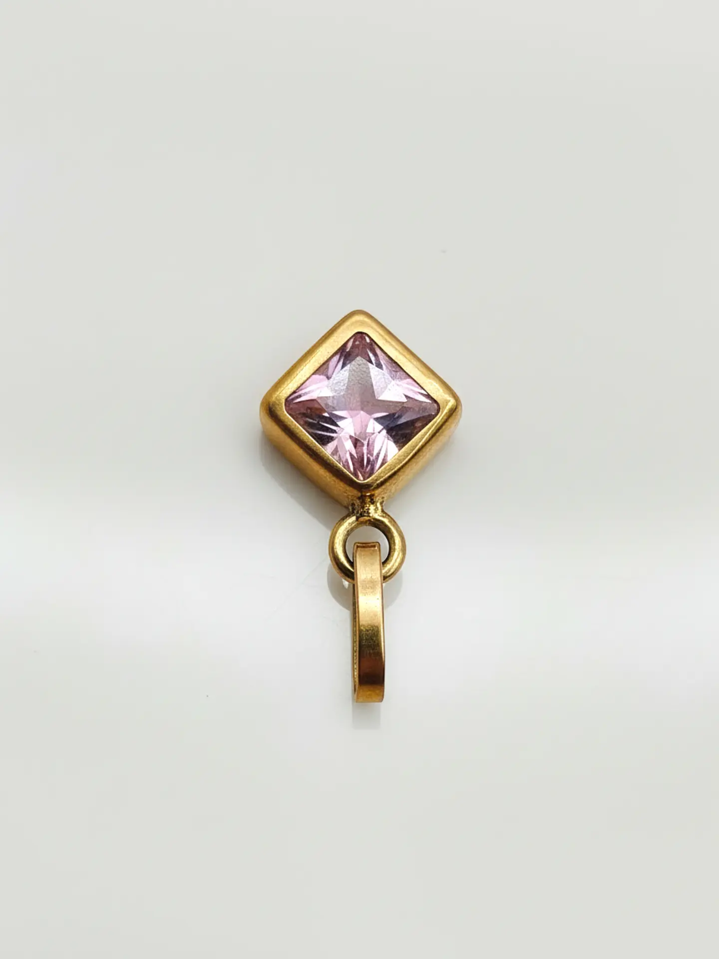 Colgante Rombo Rosa de Francia Mística Oro 18k 3