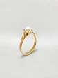 Anillo Pistilo Perla Cultivada Esplendor Oro 18k - Miniatura 4
