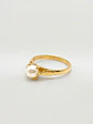Anillo Pistilo Perla Cultivada Esplendor Oro 18k - Miniatura 1