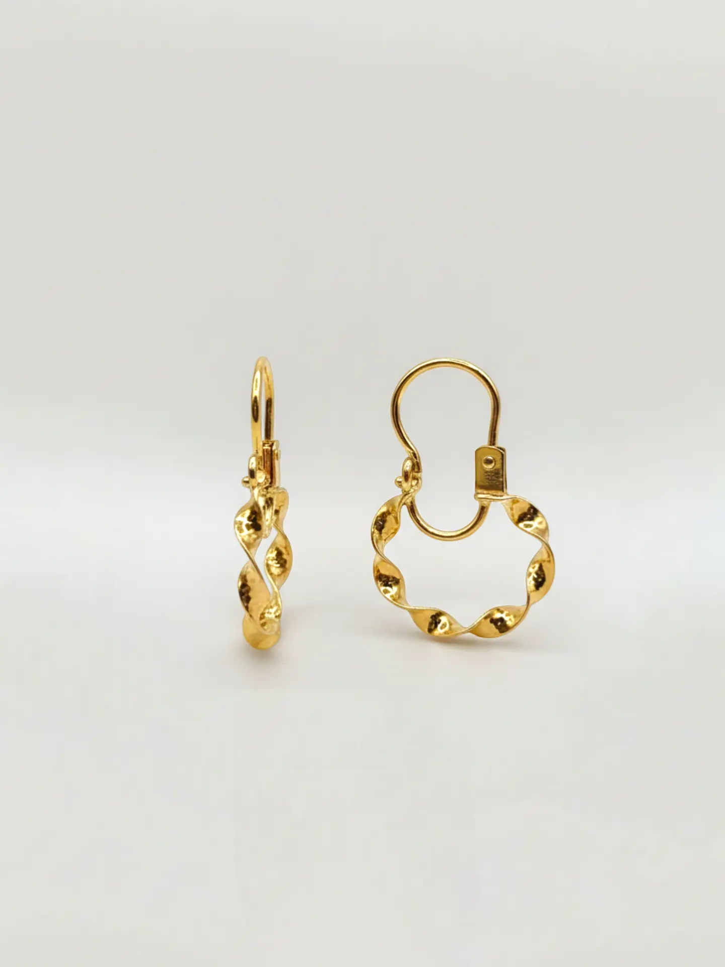 Aros Argolla Espiral Dinámica Oro 18k 2