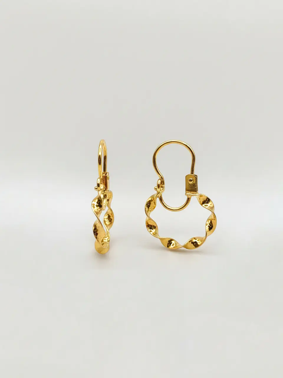 Aros Argolla Espiral Dinámica Oro 18k 2