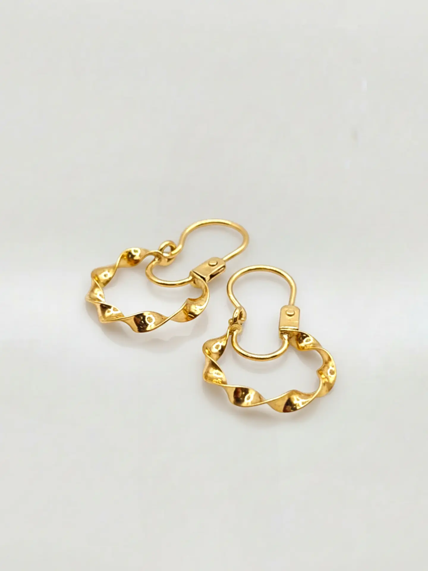 Aros Argolla Espiral Dinámica Oro 18k 4