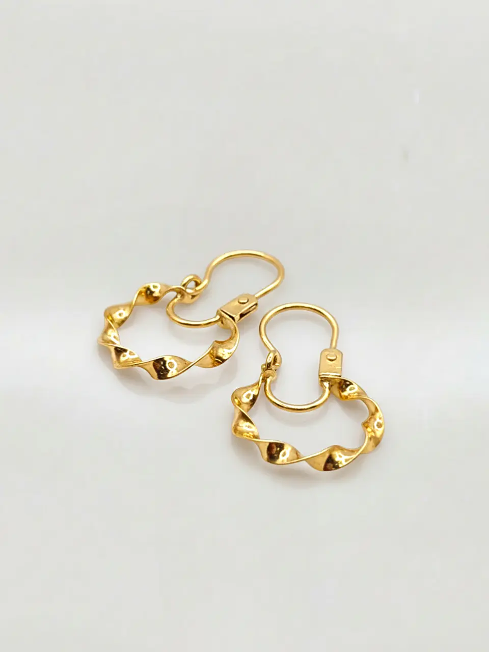 Aros Argolla Espiral Dinámica Oro 18k 4