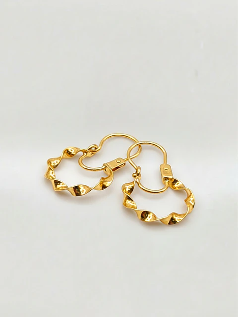 Aros Argolla Espiral Dinámica Oro 18k