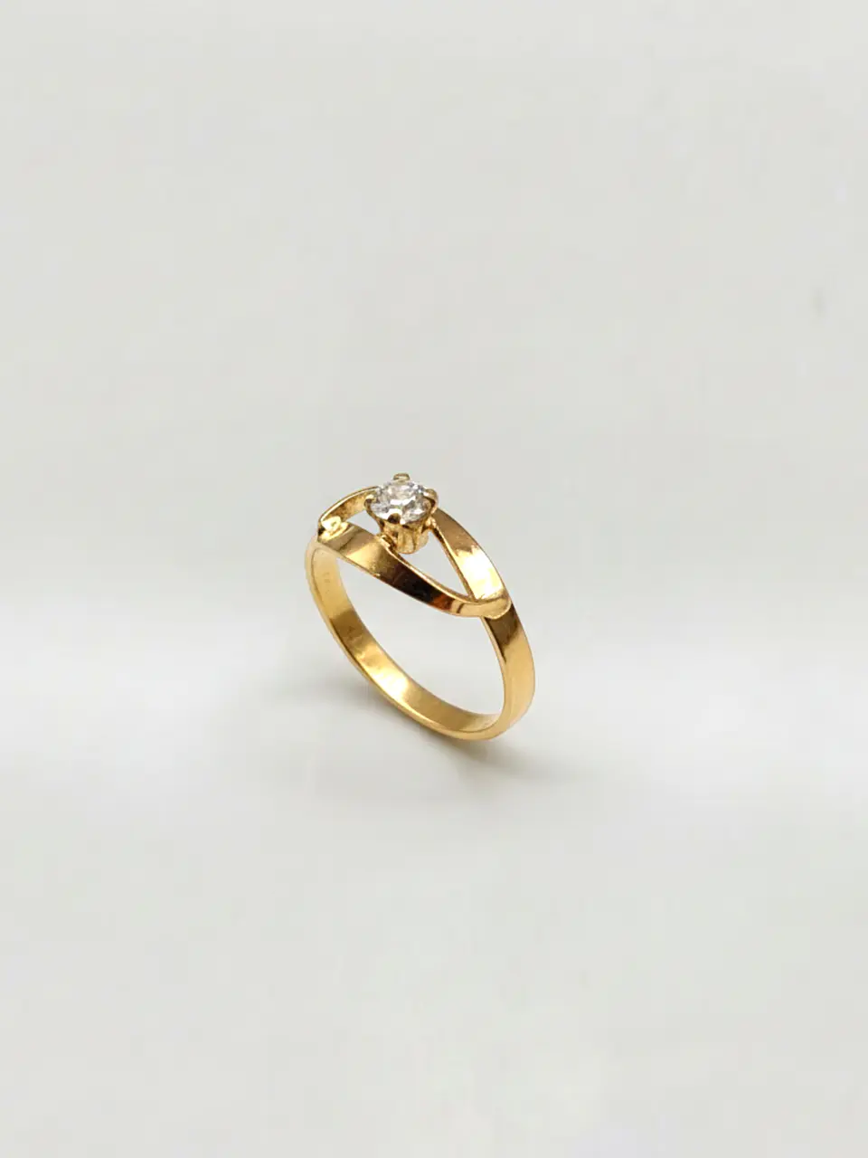 Anillo Fulgor de Circón Oro 18k 4